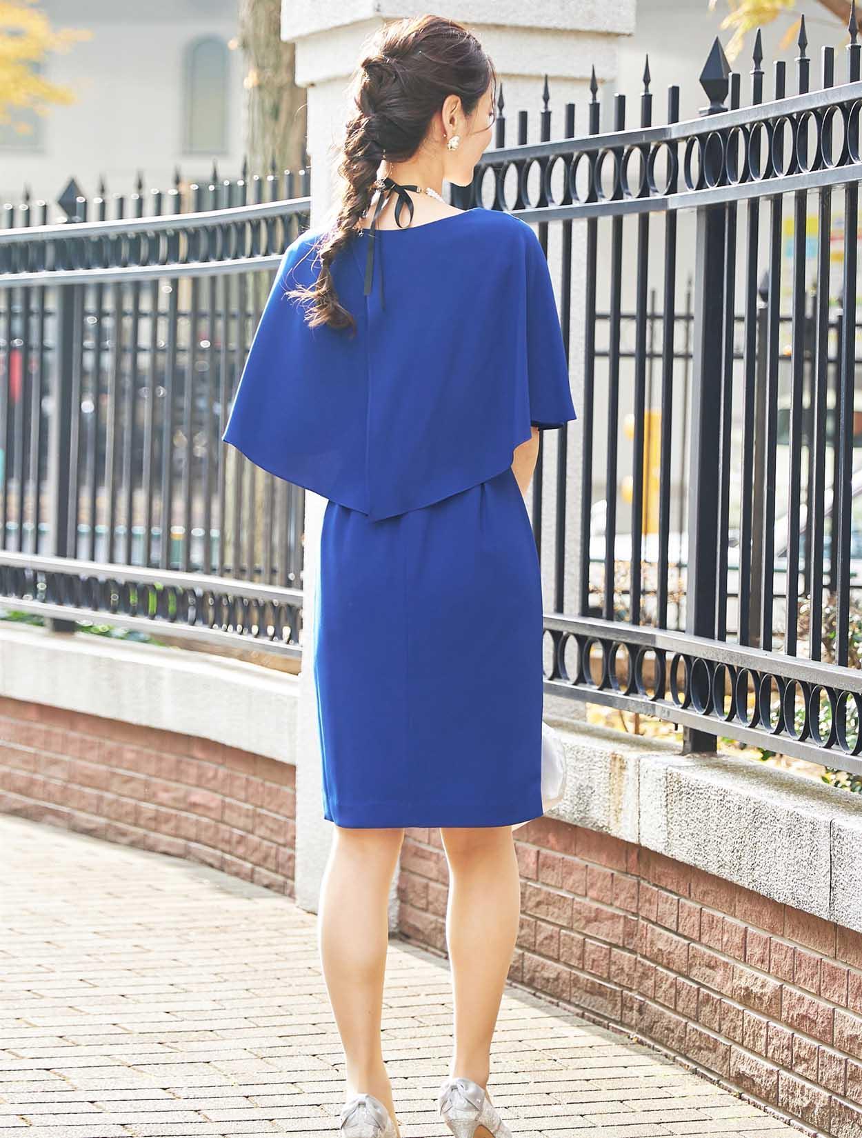 ドレス タイト ケープ スリット 紺 無地 上品 パーティー 結婚式 楽天市場】【 SALE ／ 50％OFF 】【公式】 ANDRESD アンドレスド
