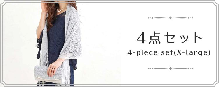 大きいサイズ(LL～６Lまで展開)の４点セット