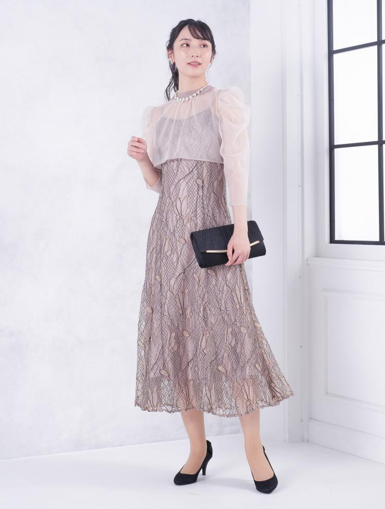 ドレス3点セットのレンタルアイテム｜結婚式パーティードレスはcalian  