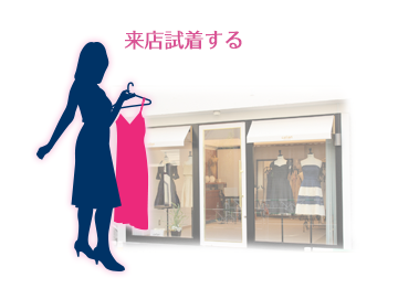 来店試着する